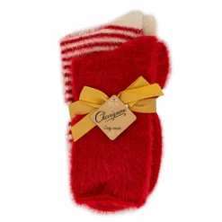 Lot de 2 paires de chaussettes fluffy Cheriane Femme CHEVIGNON
