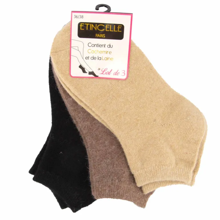 Lot de 3 paires de chaussettes Claudinette Femme ETINCELLE