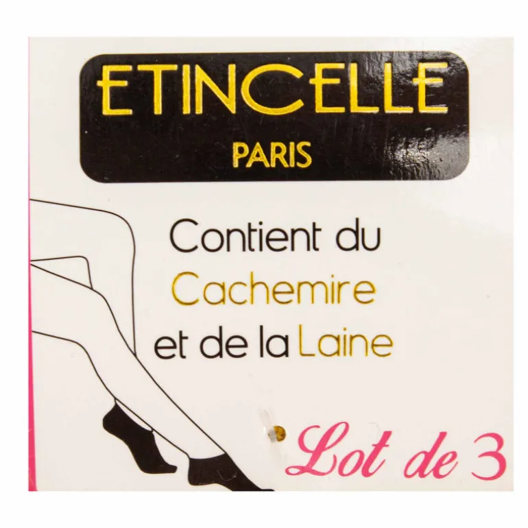 Lot de 3 paires de chaussettes Claudinette Femme ETINCELLE