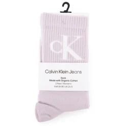 Lot de 2 paires de chaussettes montantes Femme CALVIN KLEIN