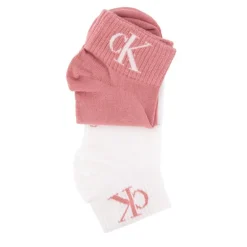 Lot de 2 paires de chaussettes avec élastique aux cheville Femme CALVIN KLEIN
