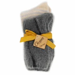 Lot de 2 paires de chaussettes fluffy Cheriane Femme CHEVIGNON