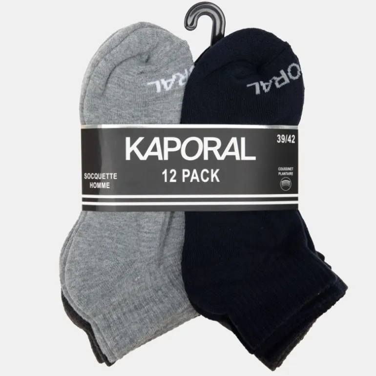 Lot de 12 paires de socquettes gerardo Homme KAPORAL