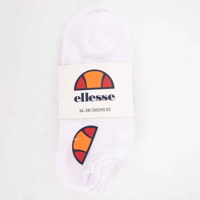 Lot de 3 paires de socquettes unies coton Femme ELLESSE