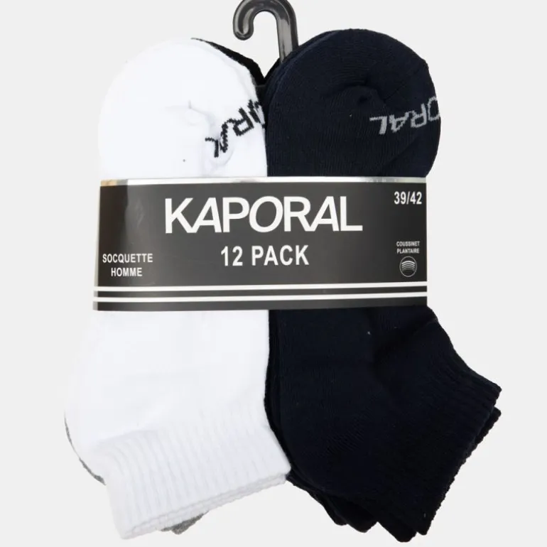 Lot de 12 paires de socquettes gerardo Homme KAPORAL