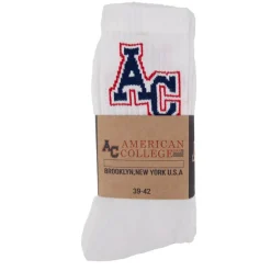 Lot x3 chaussettes logo cheville Homme AMERICAN COLLEGE