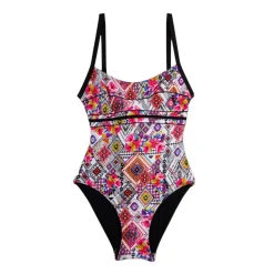 Maillot de bain 1 pièce graphique Femme LAGUNE