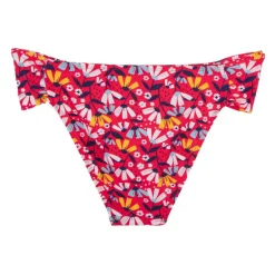 Maillot de bain 2 pièces grande taille rouge fleuri Femme HAUTE PRESSION