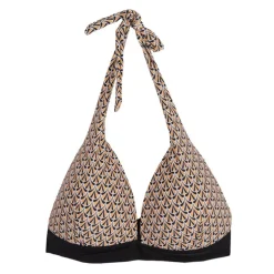 Maillot de bain 2 pièces noir et beige Femme HAUTE PRESSION