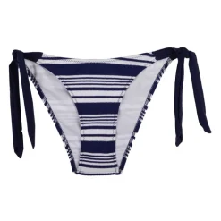 Maillot de bain 2 pièces rayures bleu et blanc Femme HAUTE PRESSION