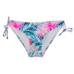 Maillot de bain 2 pièces tropical rose et bleu Femme HAUTE PRESSION