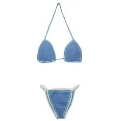 Maillot de bain brodé evy bicolor Femme ANTIK BATIK