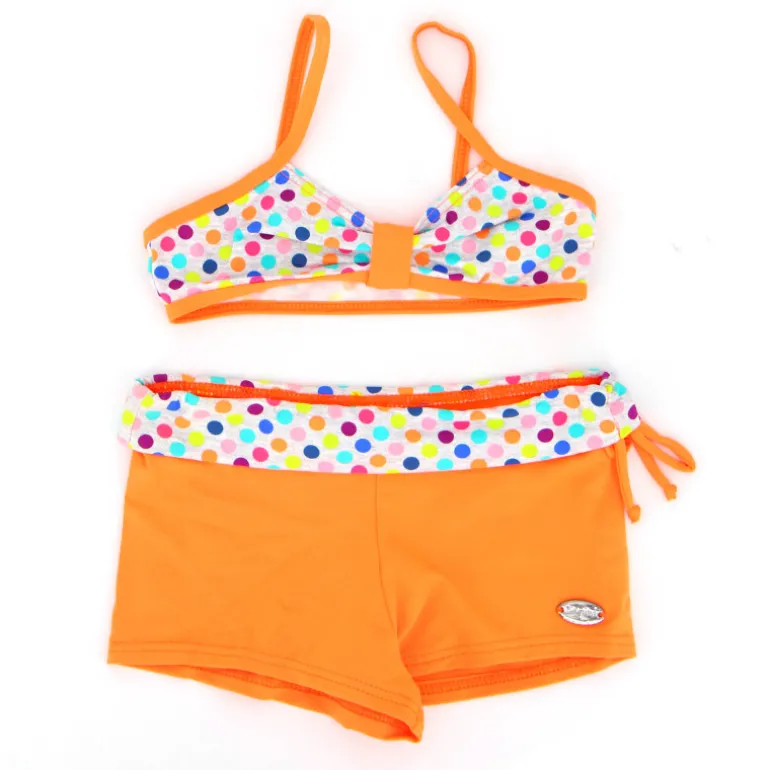 Maillot de bain pois multicolore 2 piéces Enfant LAGUNE