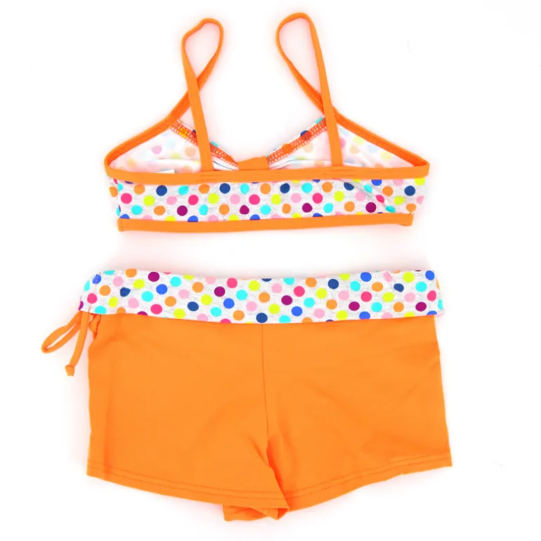 Maillot de bain pois multicolore 2 piéces Enfant LAGUNE