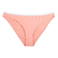 Maillot de bain rose barbie liseré blanc 2 pièces triangle uni Femme FREEGUN