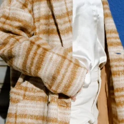 Manteau erman beige Femme LA PETITE ETOILE