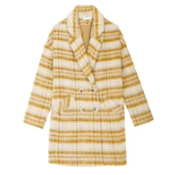 Manteau erman beige Femme LA PETITE ETOILE