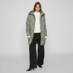 Manteau matelassé avec col haut viadaya noos 14074434 4139 Femme VILA