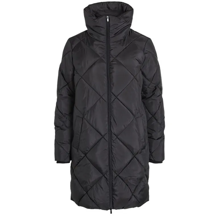 Manteau matelassé avec col haut viadaya noos 14074434 4139 Femme VILA