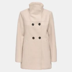Manteau mi long blake col à revers Femme ONLY