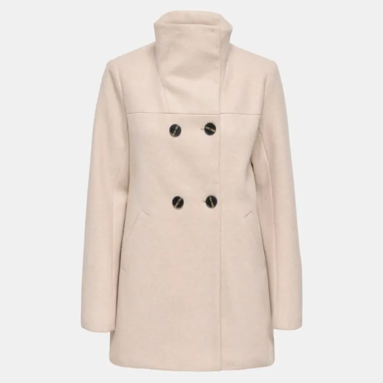 Manteau mi long blake col à revers Femme ONLY