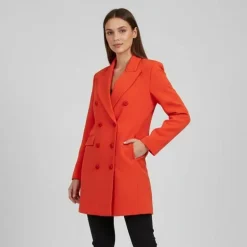 Manteau structuré mi long col à revers Femme IMPERIAL