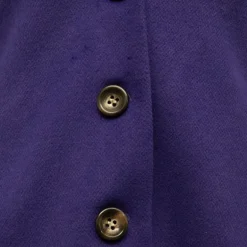 Manteau viola avec boutons écailles Femme PLEASE
