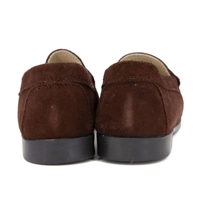 Mocassin 97 158 croute velour 448 marron fonce t36-41 Femme XAVIER DANAUD