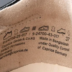 Mocassin black naplak 92470043 t36/41 Femme CAPRICE