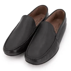Mocassins élégants en cuir lisse Homme PIERRE CARDIN
