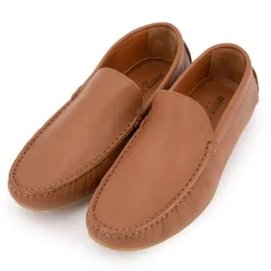 Mocassins élégants en cuir lisse Homme PIERRE CARDIN