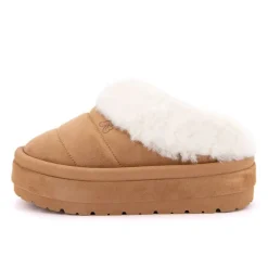 Mule à enfiler Pola doublure fausse fourrure Femme BURTON OF LONDON