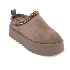 Mule doublure moutonnée semelle épaisse Femme TOM TAILOR