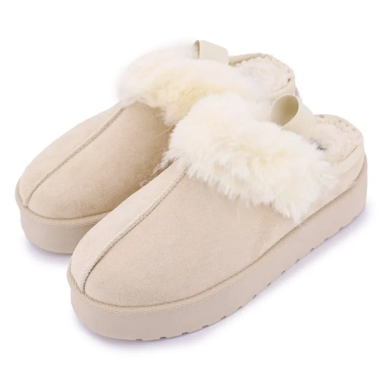 Mule fourree elastique derriere olympe Femme MANOUKIAN