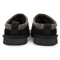 Mule fourrure bande liseré ethnique Femme KELARA