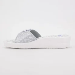 Mules blanche et violette new massage à boucle Femme SCHOLL