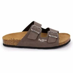 Mules boucle plate double bride uni Homme PEPE JEANS