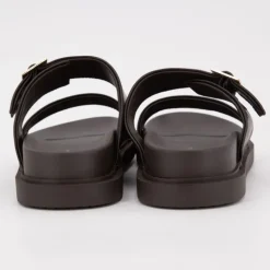 Mules bride à boucle dorée similicuir Femme US POLO