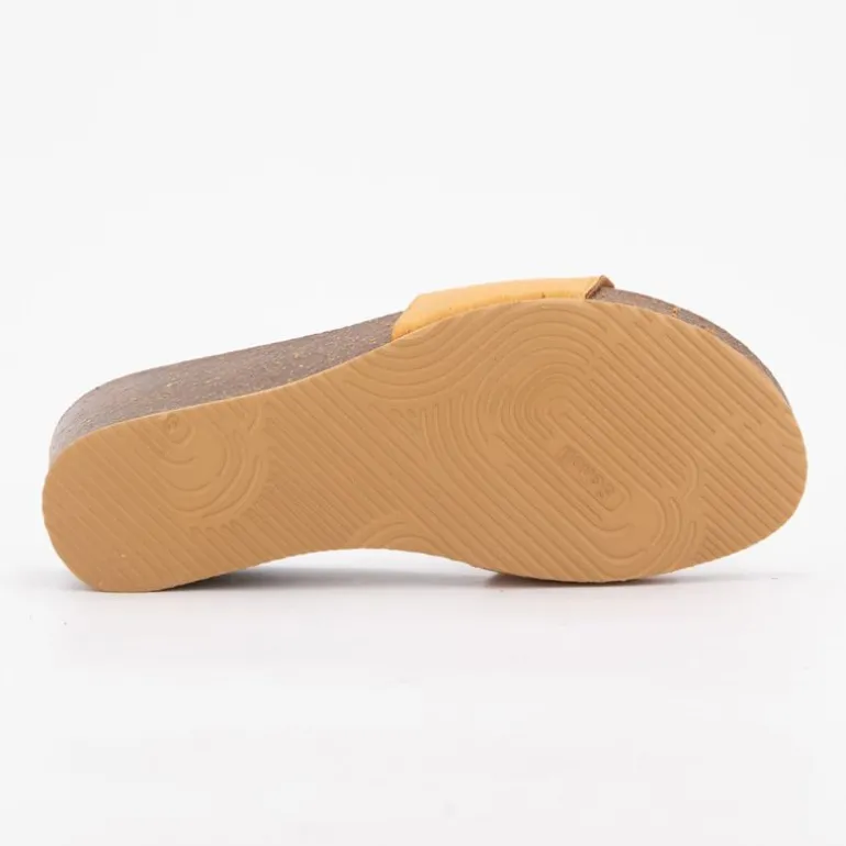 Mules compensées marron cala luna avec strass Femme SCHOLL