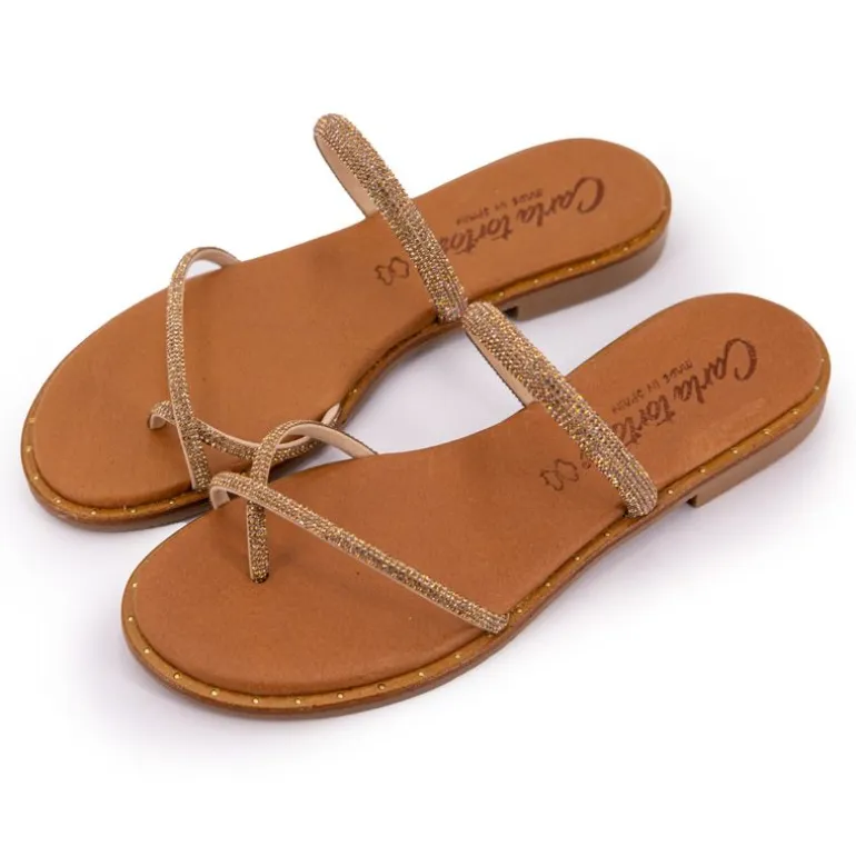 Mules cristal avec entre-doigt Femme CARLA TORTOSA