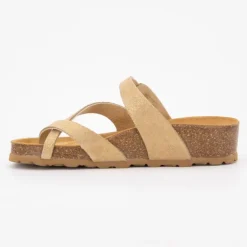 Mules cuir boreal mushroom Femme I AM