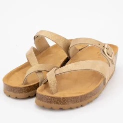 Mules cuir boreal mushroom Femme I AM