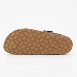 Mules cuir entre doigt kaki Femme I AM