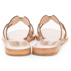 Mules damia en cuir avec logo Femme LES TROPEZIENNES PAR M.BELARBI