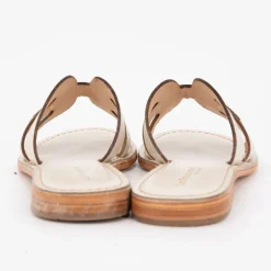 Mules damia en cuir avec logo Femme LES TROPEZIENNES PAR M.BELARBI