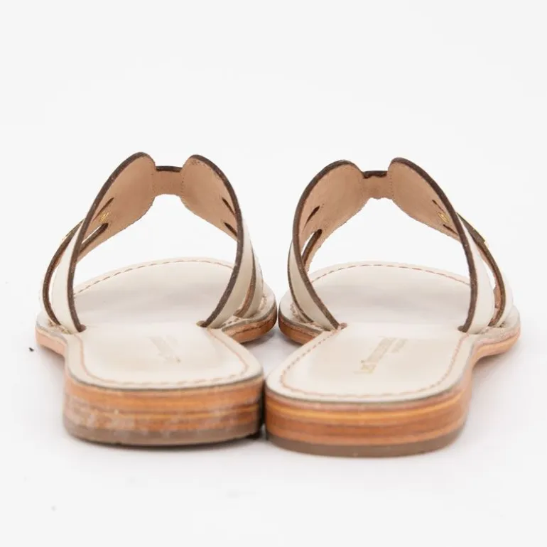 Mules damia en cuir avec logo Femme LES TROPEZIENNES PAR M.BELARBI