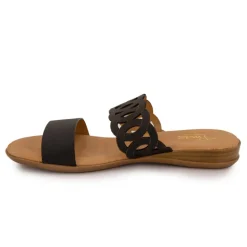 Mules double bride avec découpe Femme PINAZ