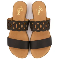 Mules double bride avec découpe Femme PINAZ