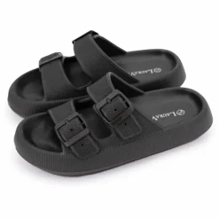 Mules double bride nuon texturée 35/43 Femme LAURA VITA