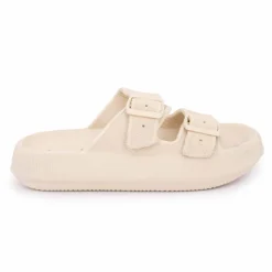 Mules double bride nuon texturée 35/43 Femme LAURA VITA